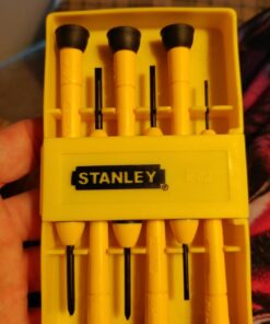 STANLEY Screwdriver Set, Precision, 6-Piece (66-052) , Yellow 39 71oqScF1qVL