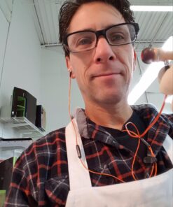 Symphonized NRG 2.0 Wood Earbuds Wired, in Ear Headphones with Microphone for Computer & Laptop, Noise Isolating Earphones for Cell Phone, Ear Buds with Booming Bass (Orange) Orange 23 71oqp43mZ1L