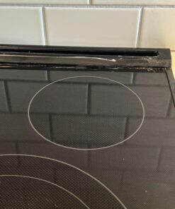 Cerama Bryte Combo Kit POW-R Grip, Scraper, Pad & Removes Tough Stains Cooktop and Stove Top Cleaner for Glass - Ceramic Surfaces, 10 Ounces, 4 Piece 53 71oqzebddL