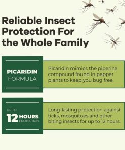 Natrapel 12-Hour Insect Repellent, 6 oz. Eco-Spray Picaridin Bug Spray – Family Insect Repellent for Mosquitoes, Ticks, & More, Black (0006-6878) 19 71os2w 4FFL