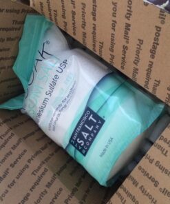 Epsoak Epsom Salt 5 lb Resealable Bulk Bag, Magnesium Sulfate USP. Unscented, Made in The USA, Cruelty-Free Certified 5 Pound (Pack of 1) 23 71ot0uky4BL