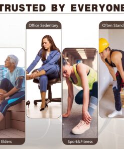 FIT KING Full Leg Massager with Heat, Air Compression Massager for Foot Calf & Thigh Muscle Relaxation and Recovery, Helpful for Pain Relief,Swelling, Edema and RLS, FSA-HSA Approved 27 71otRIwJnuL