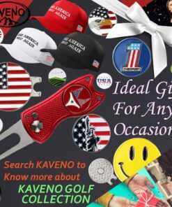 kaveno Golf Divot Tool, Foldable Stainless Steel Switchblade with USA Golf Ball Marker Black 15 71otbZDqABL