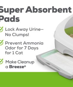Purina Tidy Cats Litter Box System, BREEZE System Starter Kit Litter Box, Litter Pellets & Pads Original multi 35 71ouhOPNtaL 1