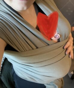 Boba Baby Wrap Carrier Newborn to Toddler - Stretchy Baby Wraps Carrier - Baby Sling - Hands-Free Baby Carrier Wrap - Baby Carrier Sling -Baby Carrier Newborn to Toddler 7-35 lbs (Grey) Grey 30 71ovWqoFHL