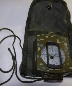 SE Military Lensatic and Prismatic Sighting Survival Emergency Compass with Pouch - CC4580 112 71ovaZliTEL