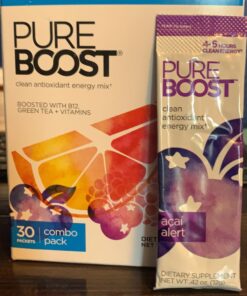 Pureboost Clean Energy Drink Mix + Immune System Support. Sugar-Free Energy with B12, Multivitamins, Antioxidants, Electrolytes (Combo Pack, 30 Stick Packs) Combo Pack 29 71ovklDrDcL