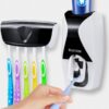 WAYCOM Dust-Proof Toothpaste Dispenser Toothpaste Squeezer Kit (Black) Black 11 71ow7OL1hL