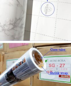 ROSEROSA Peel and Stick PVC Faux Marble Self-Adhesive Wallpaper Covering Counter Top Shelf Liner Napoleon (PGS408 : 2.00 Feet X 6.56 Feet) 41 71owsVB1SaL