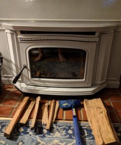 ESTWING Fireside Friend Axe - 14" Wood Splitting Maul with Forged Steel Construction & Shock Reduction Grip - E3-FF4, Blue 28 71oxBrQTWQL