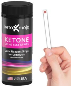 150 Ketone Test Strips with Free Keto Guide eBook & Free APP. Urine Test for Ketosis on Ketogenic & Low-Carb Diets. Extra-Long Strips. 26 71oxUDqtxaL
