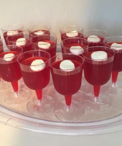 Party Essentials Disposable Hard Plastic Two Pieces Wine Glasses, 40-Count, 5.5-Ounce, Clear 40 Count (Pack of 1) 5.5 oz glass 27 71oxcaZwz0L