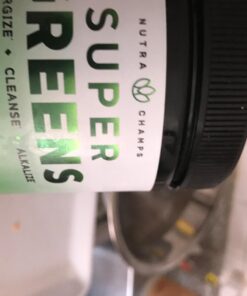NutraChamps Super Greens Powder Premium Superfood | 20+ Organic Green Veggie Whole Foods | Wheat Grass, Spirulina, Chlorella & More | Antioxidant, Digestive Enzyme & Probiotic Blends 9 Ounce (Pack of 1) 31 71oyQz2ti2L