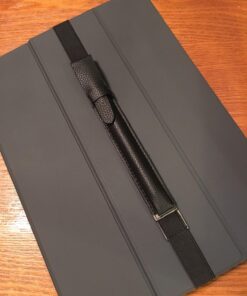 Fintie Pencil Holder with USB Adapter Pocket for Apple Pencil (USB-C) & Apple Pencil (1st / 2nd Generation), Premium Elastic Vegan Leather Sleeve Pouch Compatible with iPad Case, Black 82 71oyuQi bDL