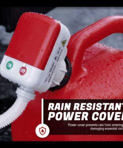 TERA PUMP Gas Can Pump w/Non-Spill Auto-Stop Nozzle - 4x AA Battery Powered Fuel Transfer Pump w/Flexible Intake Hose (2.4 Gal/Min) Never Lift Heavy Gas Cans Again 15 71oywE9ZemL 1