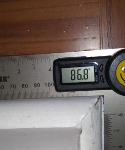 General Tools Digital Angle Finder Ruler #822 - 5" Stainless Steel Woodworking Protractor Tool with Large LCD Display 5-Inch 29 71ozyPLkFiL