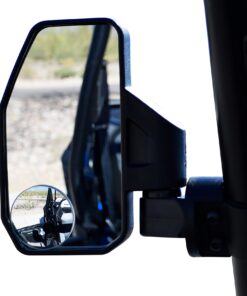Chupacabra Offroad - Rear View/Side UTV Mirrors with SPOT Mirror - High Impact Right & Left Side Mirror Kit for 1.6" - 2" Roll Cage - RZR Can Am Yamaha Honda Arctic Cat 25 71p 6fIz53L