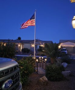 American Flags for Outside 5X8 -American Flag 5x8 Made in USA -Heavy Duty Flags Outdoor with Embroidered Stars and Sewn Stripes 5x8 US Flag for High Wind- All Weather Flags 5 by 8 Foot 28 71p FB3m5L