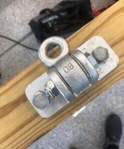 Jungle Gym Kingdom Swing Set Hangers - 2 Heavy Duty Brackets with Locking Snap Hooks for Porch, Patio, Playground - Indoor/Outdoor Hardware & Accessories 2 pack hangers 52 71p OuXH hL