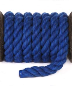 Alternative view of Ravenox Natural Twisted Cotton Rope | Made in The USA | Strong Triple-Strand Cordage for Sports, Décor, Pet Toys, Crafts, Macramé & Indoor Outdoor Use| by The Foot & Diameter (Multiple Color) Royal Blue 1/2 Inch x 10 Feet