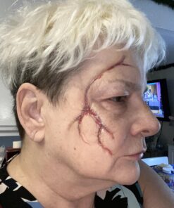 Mehron Makeup Rigid Collodion with Brush | Scarring Liquid | Scar Liquid | Liquid Scar Makeup | SFX Scar Makeup for Film .125 oz (4ml) 49 71p08RffoJL 1