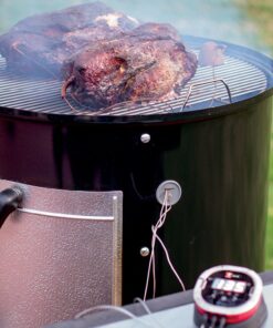 Weber 18-inch Smokey Mountain Cooker, Charcoal Smoker,Black 18" 49 71p0DU0zfbL