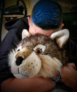 Wild Republic Jumbo Wolf Plush, Giant Stuffed Animal, Plush Toy, Gifts for Kids, 30 Inches Single 50 71p0kWMBPlL