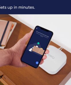 Certified Refurbished Amazon eero Pro 6E mesh Wi-Fi router | Fast and reliable gigabit + speeds | connect 100+ devices | Coverage up to 2,000 sq. ft. | 2022 release 1 Pack 13 71p0t5EQ97L