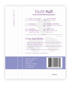 Toute Nuit Wrinkle Patches, Face Tape, Triangle - Forehead, Around Eyes and Lips - 45 Patches 45 Count (Pack of 1) 19 71p1D2xzG L