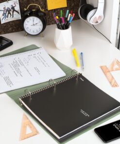 Five Star Spiral Notebook + Study App, 1 Subject, Graph Ruled Paper, Fights Ink Bleed, Water Resistant Cover, 8-1/2" x 11", 100 Sheets, Color Will Vary, 1 Count (06190) *Color Will Vary 20 71p1GqHcCkL