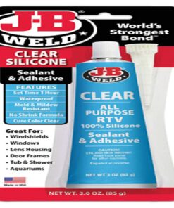 J-B Weld 31310 All-Purpose RTV Silicone Sealant and Adhesive - 3 oz. - Clear 3 Ounce 14 71p29BvdfXL