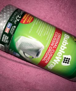 Duck Brand Bubble Wrap Original Protective Packaging, 12 Inches Wide x 30-Feet Long, Single Roll (393251), Clear 27 71p2gYh4QqL