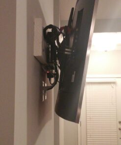 VideoSecu MW380B5 Full Motion Articulating TV Wall Mount Bracket for Most 37"-70" LED LCD UHD Plasma HDTV Up to 125 lbs with 684x400 600x400 400x400 150x100mm, Dual Arm Pulls Out Up to 14" AW9 70 71p2ykVC9L