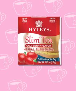 Hyleys Slim Tea Goji Berry Flavor - Weight Loss Herbal Supplement Cleanse and Detox - 25 Tea Bags (1 Pack) 25 Count (Pack of 1) 21 71p3HmF3dgL