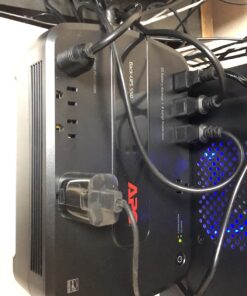 APC UPS Battery Backup for Computer, BE550G Surge Protector with Battery Backup, Dataline Protection 550VA 27 71p3iN99UCL