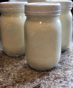 Fusion Teas 1 TBSP Organic Milk Kefir Grains and ebook “Milk Kefir Unleashed by Thomas Egbert” - Fresh Live Active Probiotic Starter Cultures 39 71p3pXSP17L