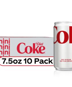 Diet Coke Can, 7.5 fl oz (pack of 10) 7.5 Ounce Mini Can (Pack of 10) 10 71p41fQxxyL