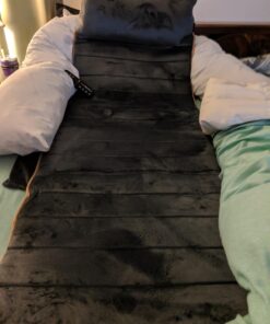 Snailax Massage Mat with 10 Vibrating Motors and 4 Therapy Heating pad Full Body Massager Cushion for Relieving Back Lumbar Leg SL-363 49 71p4La6pjaL