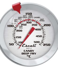 Alternative view of Escali AHC1 Stainless Steel Deep Frying and Candy Thermometer with Pot Clip, 5-Inch Probe with Candy Temperature Zones, NSF Certified Short Probe