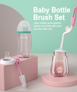 15Pcs Food Grade Multipurpose Bottle Brushes for Cleaning,Cleaner Brush,Include Straw Brush|Bottle Brush|Blind Duster|Pipe Cleaner,Small,Long,Soft,Stiff Kit for Baby Bottle,Nipple,Tube,Jar,Bird Feeder Multicolor 15 71p5qn2aDeL