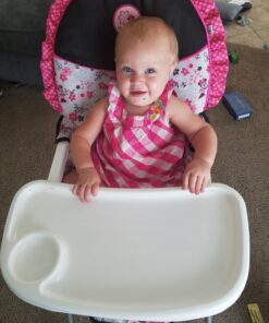 Disney Baby Minnie Mouse Simple Fold Plus High Chair with 3-Position Tray (Garden Delight) Garden Delight 33 71p6WDlbNL