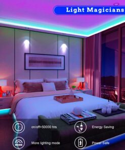 Tenmiro 65.6ft Led Strip Lights, Ultra Long RGB 5050 Color Changing LED Light Strips Kit with 44 Keys Ir Remote Led Lights for Bedroom, Kitchen, Home Decoration 33 71p7nxs 2oL