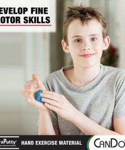 CanDo TheraPutty Standard Hand Exercise Putty For Rehabilitation, Exercises, Hand Therapy, Occupational Therapy, Hand Strengthening, Improve Motor Skills, Stress Relief FIRM 6-ounce 9 71p7xpvRYmL 1