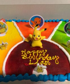 DecoSet® Pokemon Light Up Pikachu Cake Topper, 4 - Piece Decoration Set, Birthday Decorations For All Size and Shape Cakes Original Version 43 71p8JzC q8L