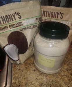 Anthony's Organic Coconut Flour, 4 lb, Batch Tested Gluten Free, Non GMO, Vegan, Keto Friendly 41 71p93ra7w3L