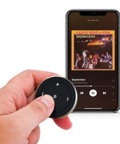 Alternative view of Satechi Bluetooth Media Button - Includes Steering Wheel Mount - Compatible with 2022 MacBook Pro/Air M2, 2021 iPad Pro M1, iPhones 15/14/13/12 and More