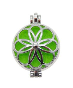 Wholesales 12pcs Mixed Silver 32mm Round Aromatherapy Pendant Locket Essential Oil Diffuser Necklace 14 71p9or49gyL