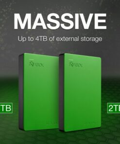 Seagate STEA2000403 Game Drive for Xbox STEA2000403-Hard 2 TB-USB 3.0-Green, 2TB Standard 17 71pB sDL1uL