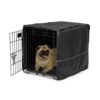 MidWest Homes for Pets Dog Crate Cover, Privacy Dog Crate Cover Fits MidWest Dog Crates, Machine Wash & Dry 24-Inch Black 14 71pB4kpUIL