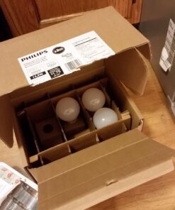 Philips LED Non-Dimmable A19 Frosted Light Bulb: 1500-Lumen, 2700-Kelvin, 14.5-Watt (100-Watt Equivalent), E26 Base, Soft White, 6-Pack, 461995 6 Count (Pack of 1) 100-Watt Equivalent 33 71pC1zIqi5L